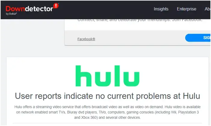 Check Hulu Server